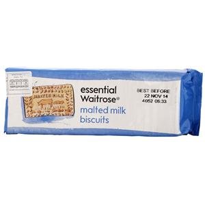 Waitrose Malted Milk Biscuits 200g.