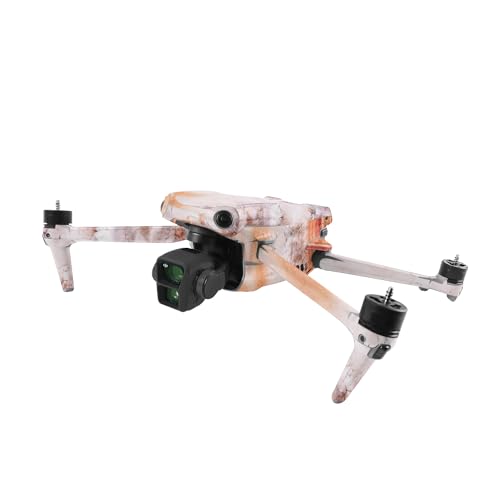 Image of MightySkins Glossy Glitter Skin Compatible with DJI Air 3 - Orange Quartz | Protective, Durable High-Gloss Glitter Finish | Easy to Apply
