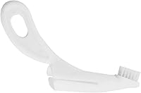 Vista 7 de VINGVO Cepillo de dientes para perros, Cepillo de dientes de gato, cerdas de nailon, cepillo de dientes de dedo de gato, mango ergonómico suave