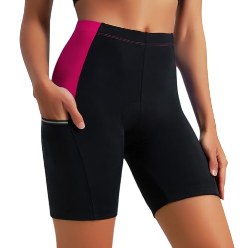 Image of Beroy Women's Triathlon Shorts with 3D Gel Padded, Cycling and Spinning Pants.