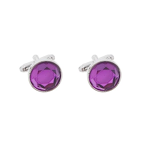 Bouton de manchette fleur violet | Anne Fontaine FR