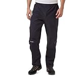 Berghaus Men's Hillwalker Gore-Tex Waterproof Trousers | Durable | Comfortable Fit Overtrousers, Black/Black, XXL 31