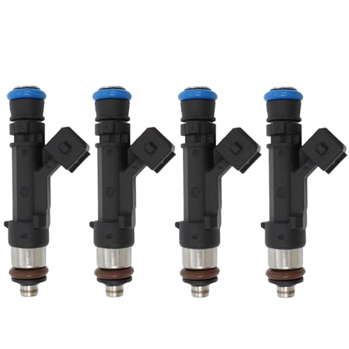 Powkos 4 Pcs Fuel Injectors 0280158205 Compatible with Chevrolet Cruze 2011-2015 Cruze Limited 2016 Sonic 2012-2016 2018 Trax 2013-2016 Buick Encore 2013-2015 2017-2019 L4 1.4L Replaces FJ1150 2173432