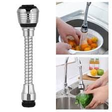 Navjai 2PC Stainless Steel Faucet Extender Flexible 360 Degree Rotating Sprinkler Jet Spray for Sink Turbo Flex for Kitchen Basin Saves Water Cleans Sink from All Sides Shower Head (6 Inch) (B09SDWXHYF) Amazon Price History, Amazon Price Tracker