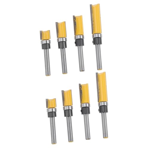 Uonlytech 2 Juegos Broca De Fresado De Diámetro De Rueda Broca Cortadora De Galletas Broca De Enrutador Alicates De Corte Al Ras Puerta Placa De Enrutador Cortador Al Ras Acero Inoxidable
