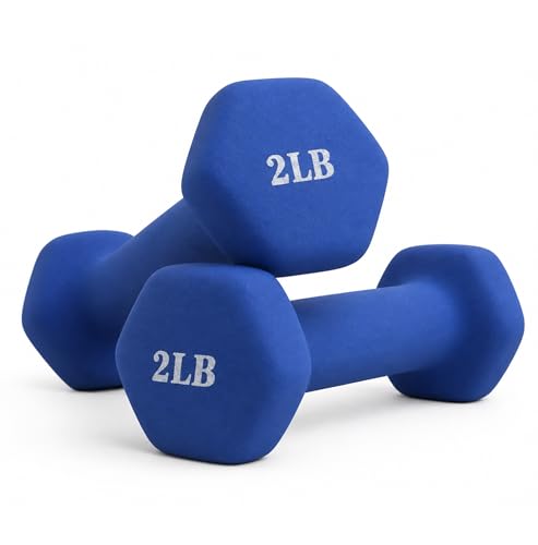 Velvaria Dumbbells Set Weights Dumbbells Set with 1kg 1.3kg 1.8kg 2.7kg 3kg 3.6kg 4.5kg 5.5kg Versatile Dumbbell for Home Gym Exercise (2LB)