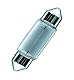 OSRAM 6461 272 SV8.5-8 Soffittenlampe, 12 V, 10 W, 10er-Box, Silber