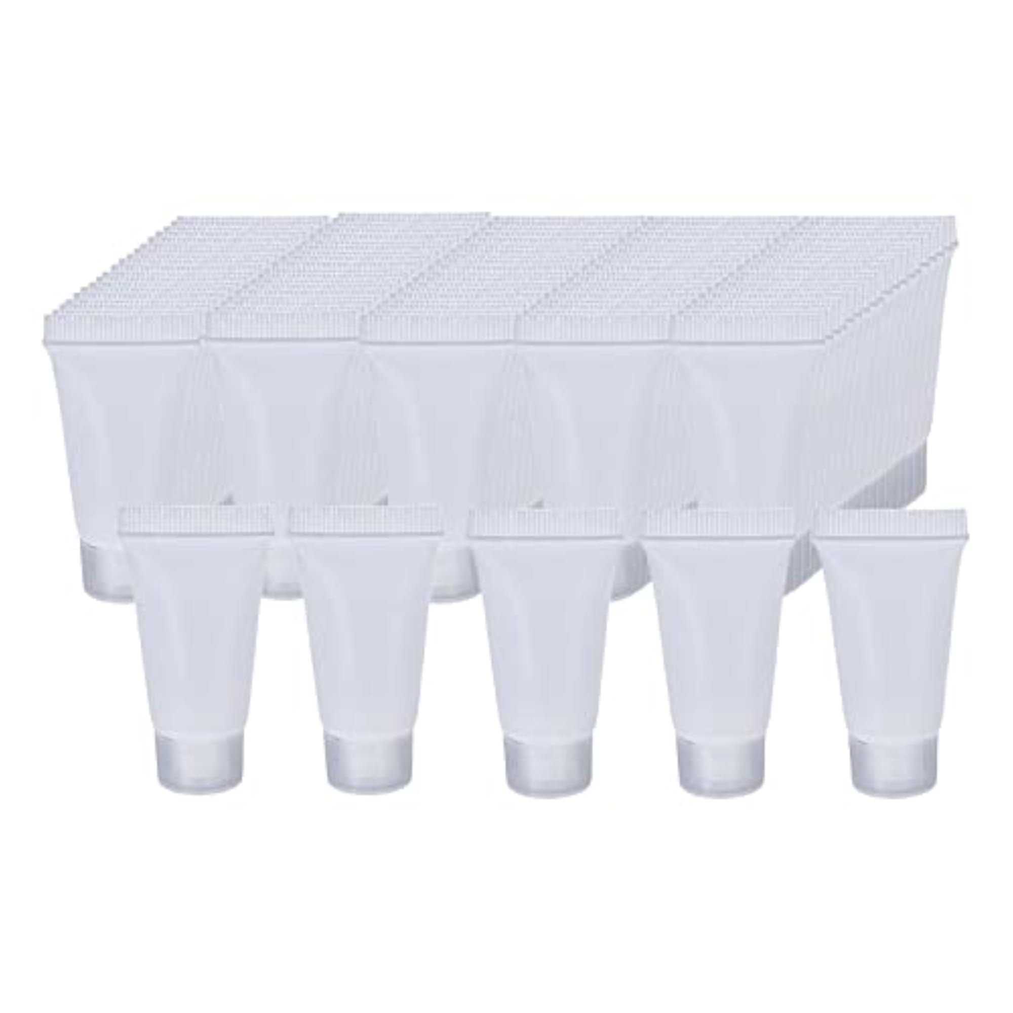 100Pcs Empty Soft Tubes Bottle 5ml with Caps