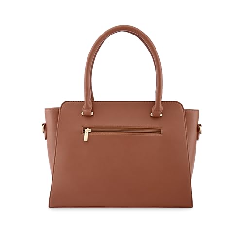 Image of Fastrack Solid Classic Satchel Bag for Women, Girls and Ladies | Made up of Premium Faux Leather | Fits Upto 11 inch iPad or Tablet