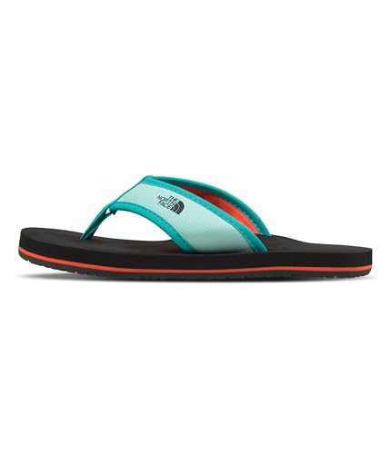 Image of The North Face Youth Base Camp Flip-Flop, 11, Geyser Aqua /TNF Black