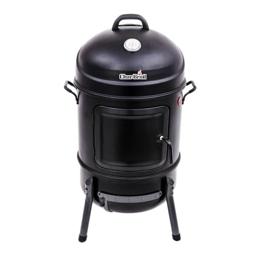 Charbroil® 20" Bullet Charcoal Smoker, Black - 18202076