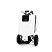 WGFGXQ Scooter elettrici compatti a 3 Ruote per Sedia a rotelle Leggera per Adulti - Scooter Pieghevole Automatico Bianco -2X48V 6.6Ah/20Km/H Range di Crociera - Ricarica per Ore - Carico Massi