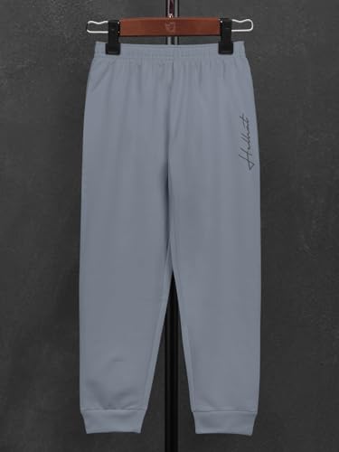 Image of HELLCAT Boys Track Pant Casual Wear | Regular Fit Solid Jogger Style | Cotton Blend Fabric | Comfortable, Play & Sports | Pack of 2