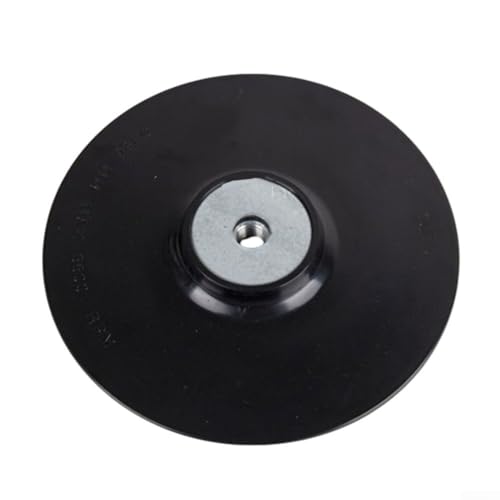 Image of 4 Inch 100mm Backing Pad M10 Thread Type with Lock Nut for Angle Grinder Mounted Fibre Discs and Sander Polisher Use (Black)