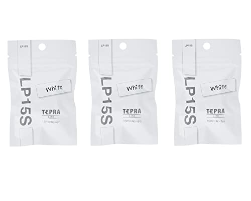 King Jim TEPRA Lite Tape Labeling Tape for TEPRA Lite White Set of 3 Japan Import with Kanji Love Sticker