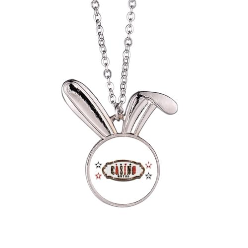 Collier lapin noir et rouge idéal pour sublimer une robe de soirée
