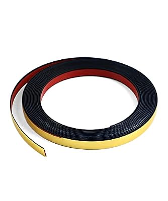 SUJIAMEI Flexible Molding Tirm Self-Adhesive, Peel and Stick Wall Trim, Decorative Tirm for Mirror Frame/Background Wall/Ceiling/Ceramic Tile/Wardrobe (0.43in Wide*16.4ft Long, Gold)