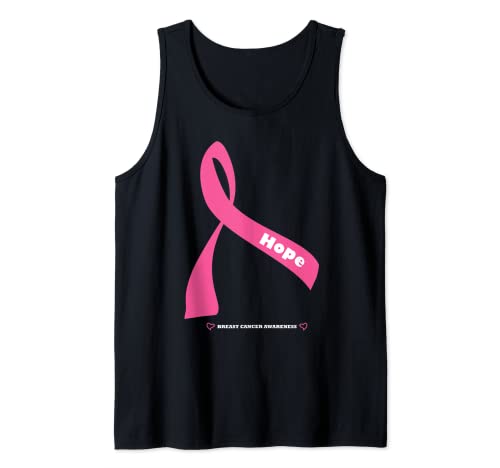 Cute Breast Cancer Pink Ribbon Awareness Camiseta sin Mangas