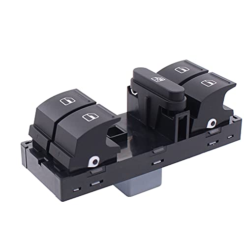 HouYeen Front Drivers Side O/S Window Switch for Golf mk5 mk6 Pa-ssat B6 B7 CC Polo 6R Ti-guan Je-tta Ama-rok Altea Ibiza mk4 Leon 1P Toledo mk3 Fabia mk2 Superb 3T Oc-tavia