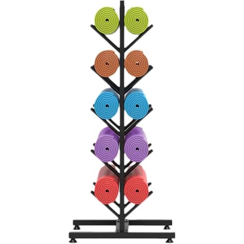 Support pour tapis de yoga et rangement fitness durable home gym