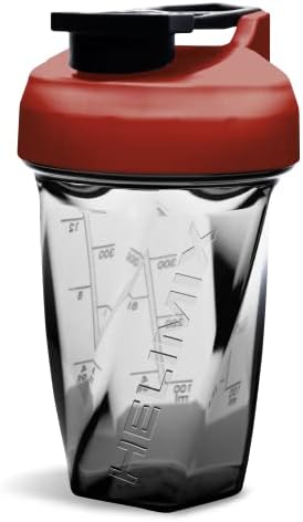 Helimix 2.0 Vortex Blender Shaker Bottle Holds upto 28oz | No Blending Ball or Whisk | USA Made | Portable Pre Workout Whey Protein Drink Shaker Cup | Mixes Cocktails Smoothies Shakes | Top Rack Safe
