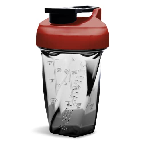 Helimix 1.5 Vortex ブレンダーシェイカーボトル 20オンス ミニ ブレンディングボールや泡立て器不使用 アメリカ製 ポータブル プレワークアウト ホエイプロテイン ドリンクシェーカーカップ カクテル スムージーシェイク 食器洗い機対応