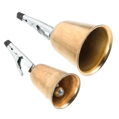 KICHOUSE Loud Metal Fishing Bells Bite Alerts for Fishing Rods Multifunctional Gear