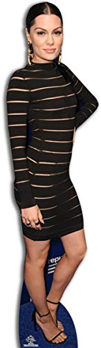 STAR CUTOUTS CS616 Jessie J Pop Star - Recorte de cartón de tamaño real perfecto para fanáticos, amigos, familiares y eventos, altura 180 cm, ancho 49 cm, sólido, multicolor