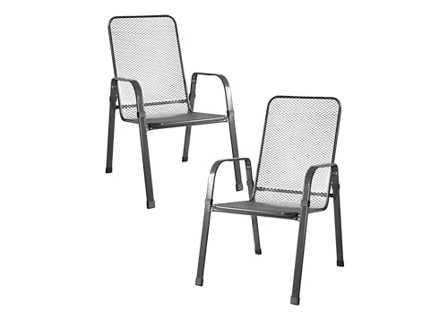 MFG Streckmetall-Stapelstuhl MEC-Stor, 2-er Set