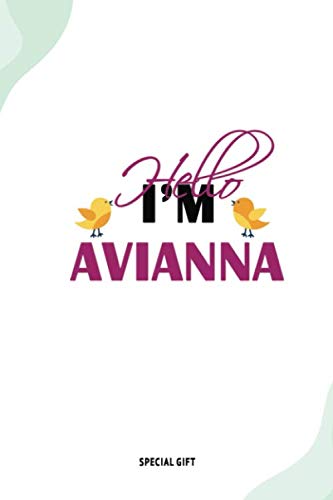 Avianna: 1st Day Of School - Personalized For Your Child ( School notbook , JOURNAL , 6 X 9 , 100 PAGES)