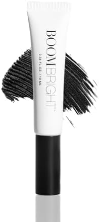 BOOM! Bright Pro Age Mascara - BOOM! by Cindy Joseph Lengthening & Strengthening Hypoallergenic Mascara for Older Mature Women w/Sensitive Eyes (Black)