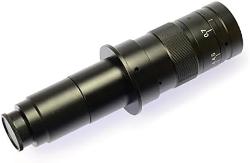 Miniatura 4 de HAYEAR Objetivo de la cámara del microscopio de la industria del adaptador Fde la lente de cristal del C-Mount del zoom, máximo monocular 180x