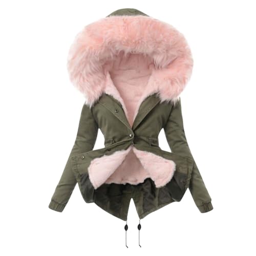 Chaqueta de invierno para mujer, chaqueta de invierno para mujer, tallas grandes, parka, abrigo de invierno, parka, abrigo de invierno, transpirable, resistente al viento, impermeable, abrigo