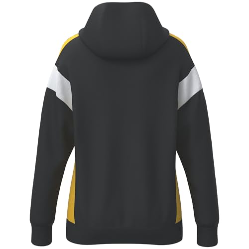 Erima CELEBRATE 125 Veste d'entraînement avec capuche (1032590) Femme, noir/jaune, 36
