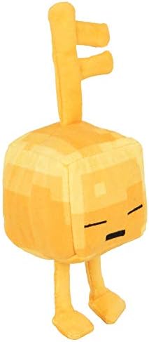 Amazon Com Jinx Minecraft Dungeons Mini Crafter Gold Sleeping Key Golem Plush Stuffed Toy Gold 4 5 Tall Toys Games