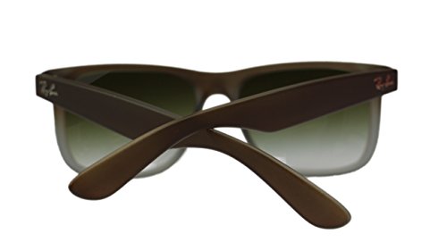 Ray Ban Justin Mens Sunglasses RB4165 854/7Z Rubber Brown on Grey 55mm4