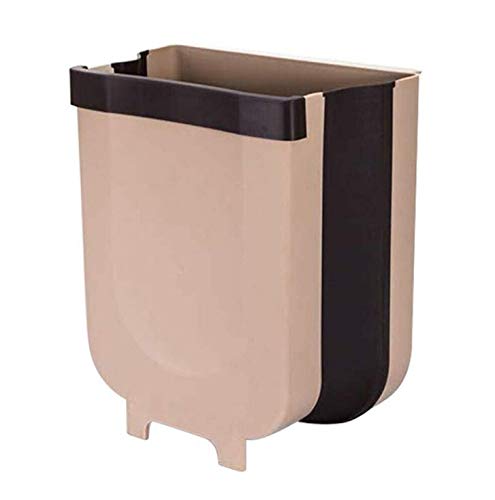 VSTON - Cubo de basura plegable, plegable, para separación en seco y húmedo, cubo de basura innovador para cocina, salón, baño, coche, oficina