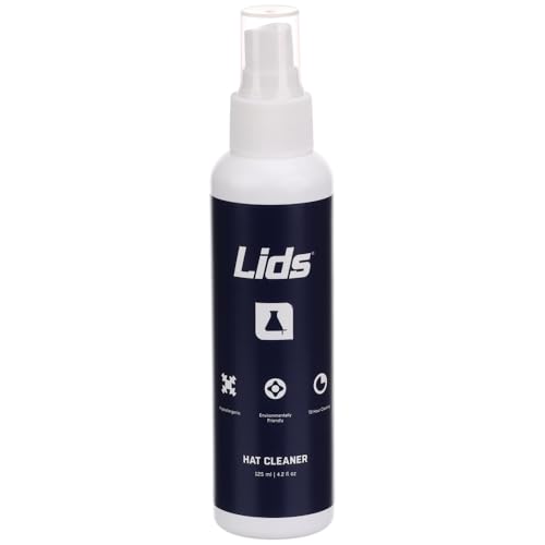 Lids Cap Cleaner 4.2 fl oz – Easy to Use Hat Cleaner Removes Dirt, Grime & Sweat Stains | Trusted Results with Environmentally Friendly, Biodegradable Formula for a Clean & Fresh Smelling Cap