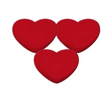 3 Tennis Antivibrazioni Cuore Dampener rosso