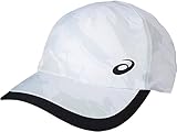 Farbe: Brillantweiß ASICS White Graphic Cap Unisex, BRILLIANT WHITE, M, Weiß glänzend, Medium