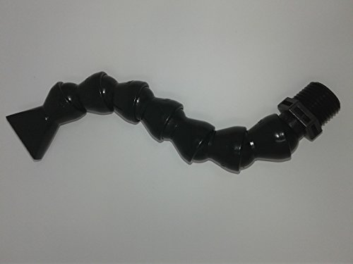 Loc-Line 1/2" MPT ROBO-ARM Adjustable Single Return Nozzle for Aquariums w/Flare Ends by A 2 Z Aquatics