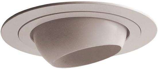 Lumapro 047-4385G Recessed Trim, 4 Inch, Eyeball Lighting, Black