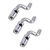 EffiFish 3 x Z-Bend-Gaszug-Enden für Rasenmäher und für Mini-Bike-Bremsenreparatur, verzinkte Metallbeschläge