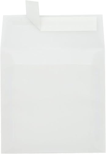 Vista 102 de Sobres cuadrados de 5 1/2 x 5 1/2, Seafoam