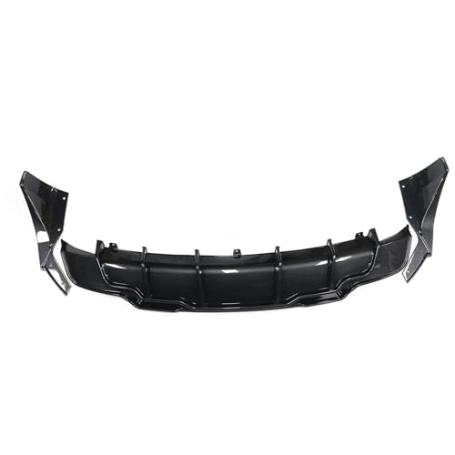 Difusor de labio parachoques Tesla Model 3 sedan spoiler inferior ala abs negro 4