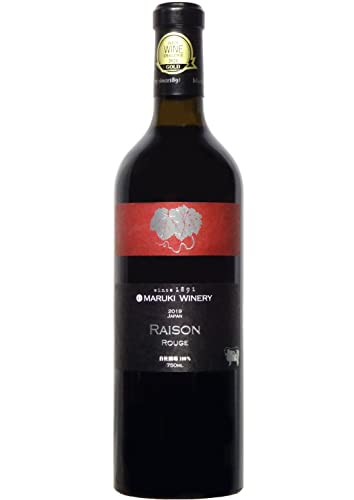 まるき葡萄酒 レゾン ルージュ 2019 750ml [まるき葡萄酒自社農園収穫][日本ワイン][樽熟成]