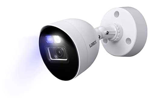 Lorex C884Da Indoor/Outdoor 4K Ultra Hd Smart Deterrence Cvi Wired Bullet Security Camera, Color Night Vision, Dual Warning Led Lights, Siren, Camera Only (M. Refurbished) #TOP1