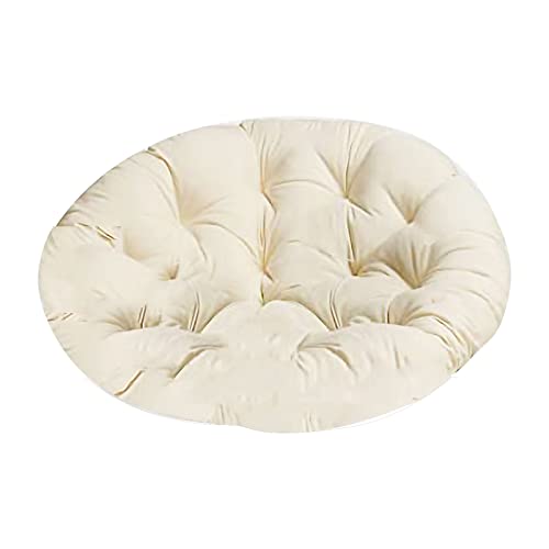 Chaise à bascule et coussins ronds imperméables pour soulager le dos en extérieur