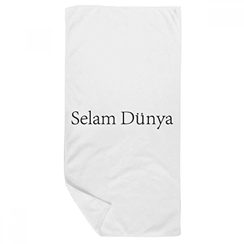 Serviette de bain douce multicolore drap de toilette absorbant 35x70