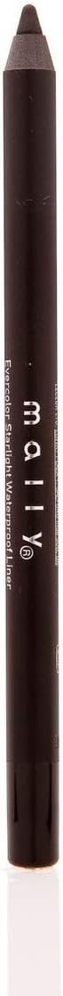 Mally BeautyEvercolor Starlight Waterproof Eyeliner - Midnight Black- Smudge-Proof, Longwear, Creamy Gel - Sharpenable Eyeliner